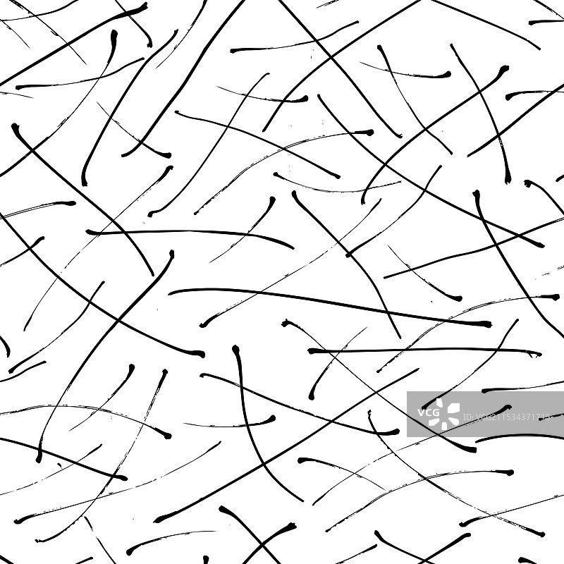 无缝图案与叶柄茎图片素材