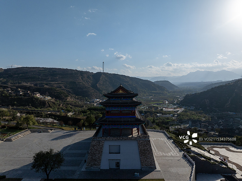 陕西省渭南市潼关县秦东镇潼关古城图片素材