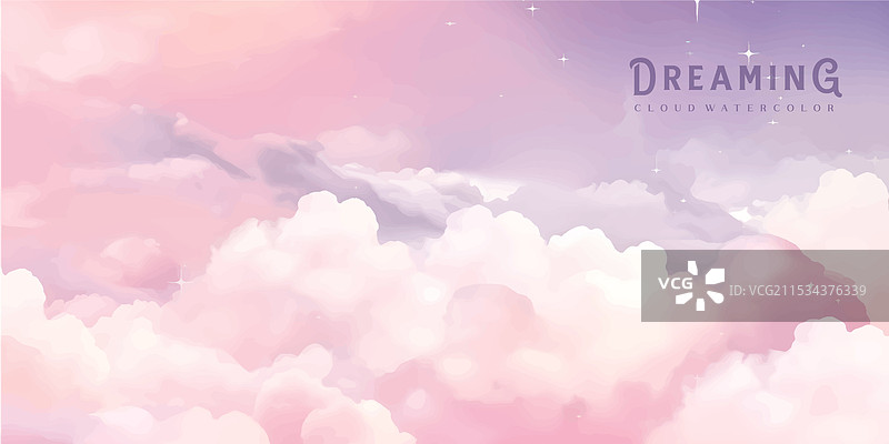 糖果棉花糖粉色云朵设计背景图片素材