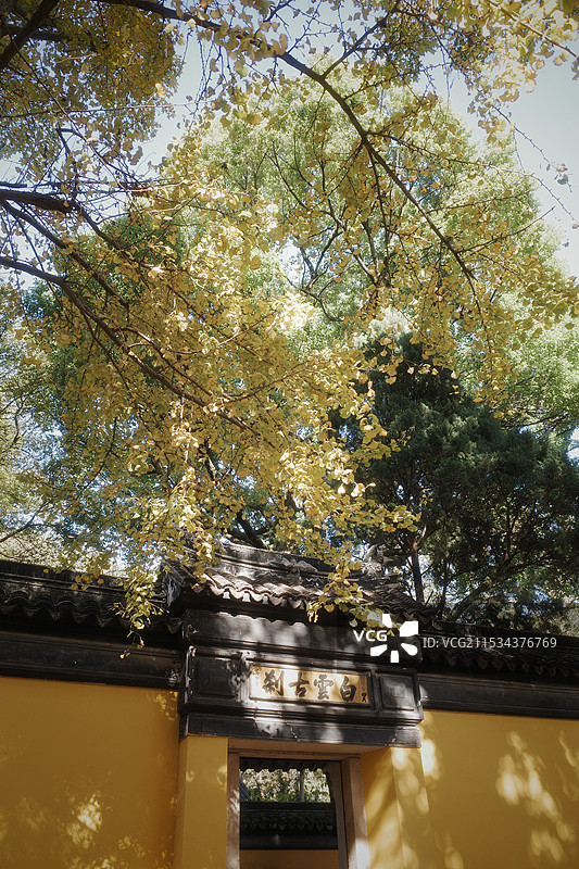 天平山白云古刹图片素材