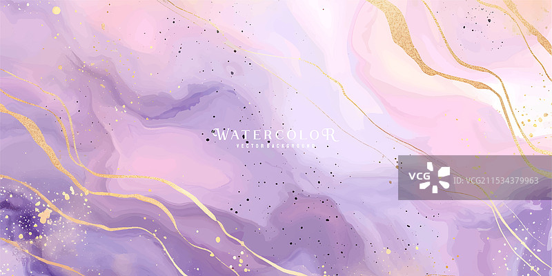 淡粉色水彩流体画设计卡片图片素材