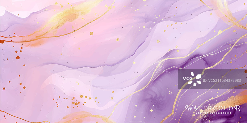 淡粉色水彩流体画设计卡片图片素材