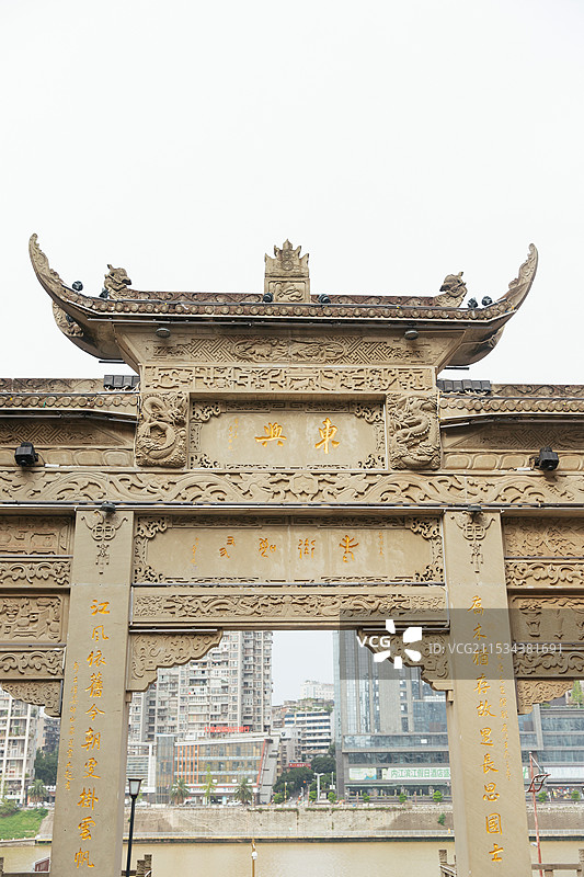 内江东兴老街图片素材