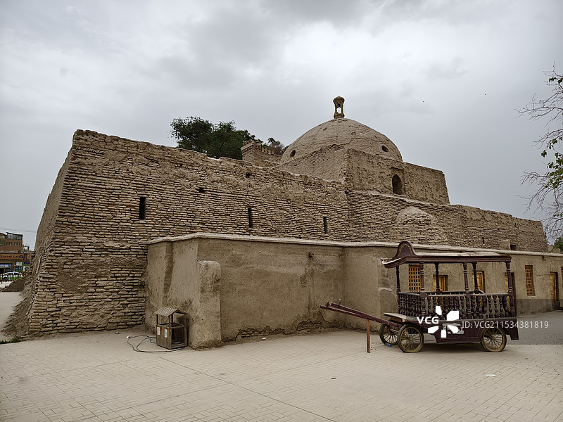 喀什莎车县古城景区图片素材