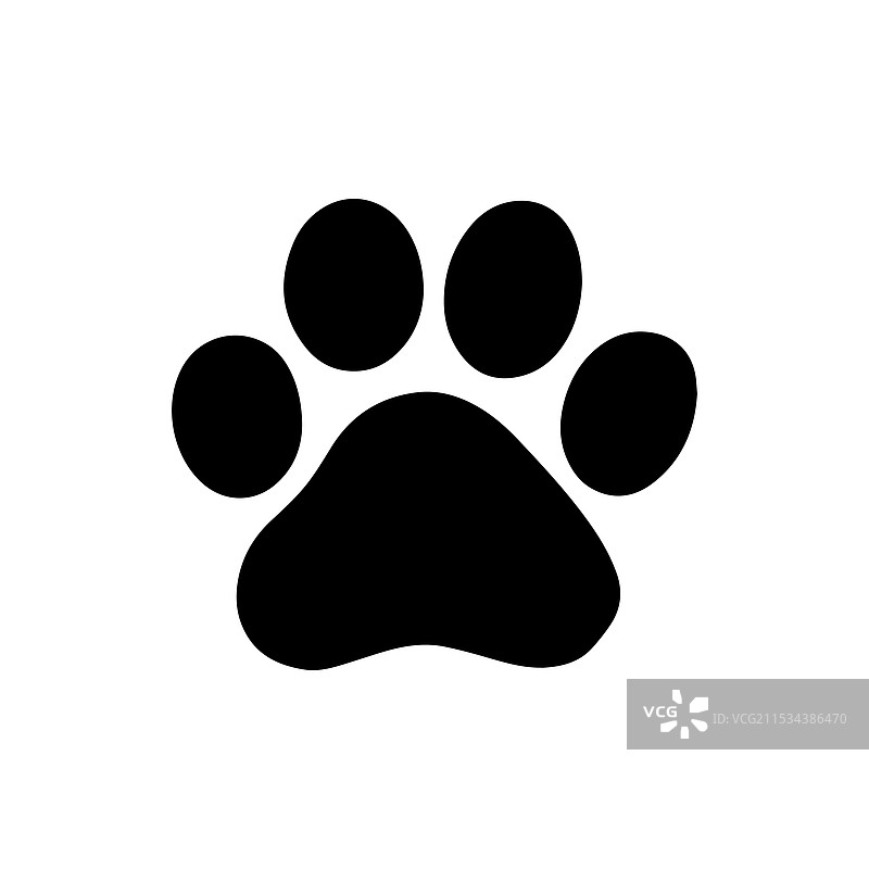 狗爪图标，猫爪图标，动物园图标图片素材