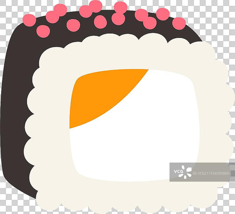 可爱的日本寿司图片素材