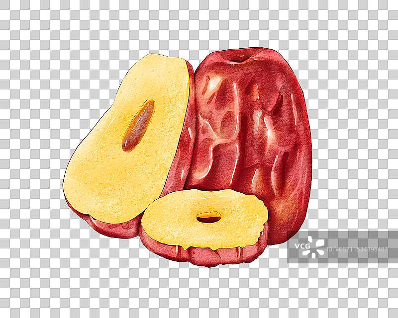 红枣插画元素图片素材