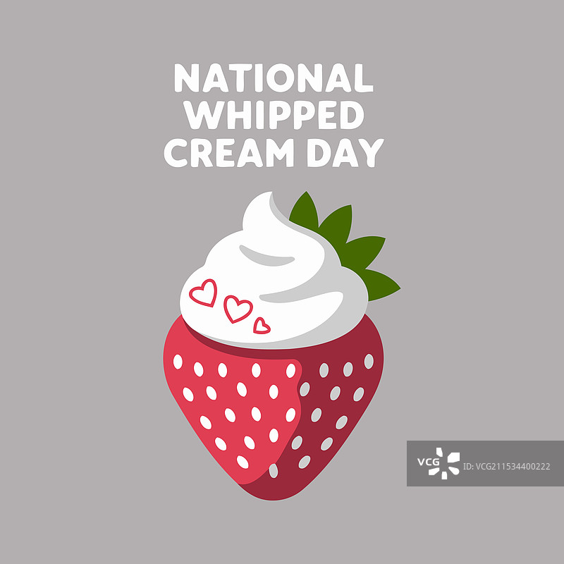 国家鲜奶油日的背景图片素材