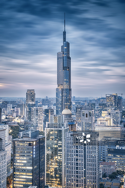 南京紫峰大厦图片素材