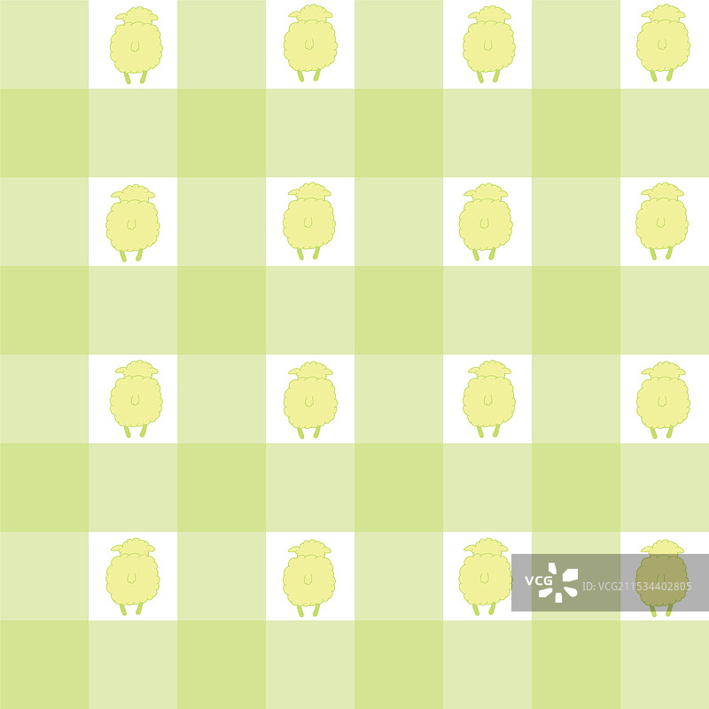 婴儿房设计，毛茸茸的黄色小羊图片素材