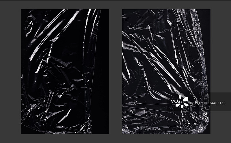 塑料薄膜的纹理设置图片素材