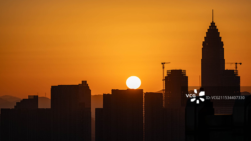 初冬的早晨图片素材