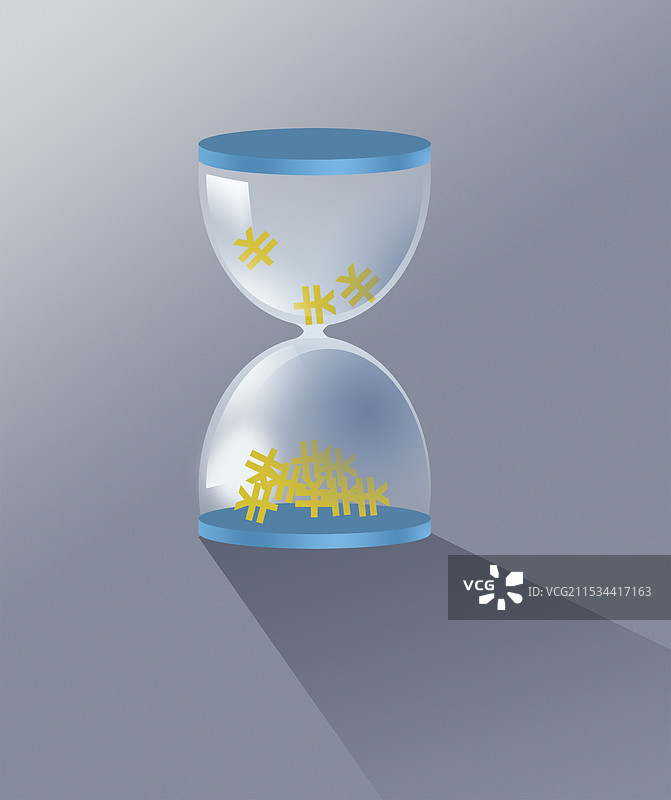 漏斗沙漏世界时间空间时空金钱符号寓意思维思想思考想象力资讯插画图片素材