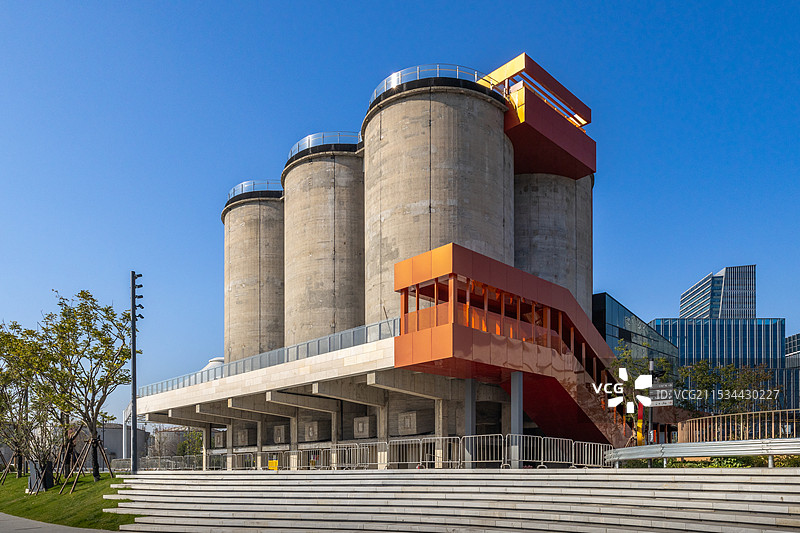 上海徐汇滨江西岸梦中心 原上海水泥厂图片素材