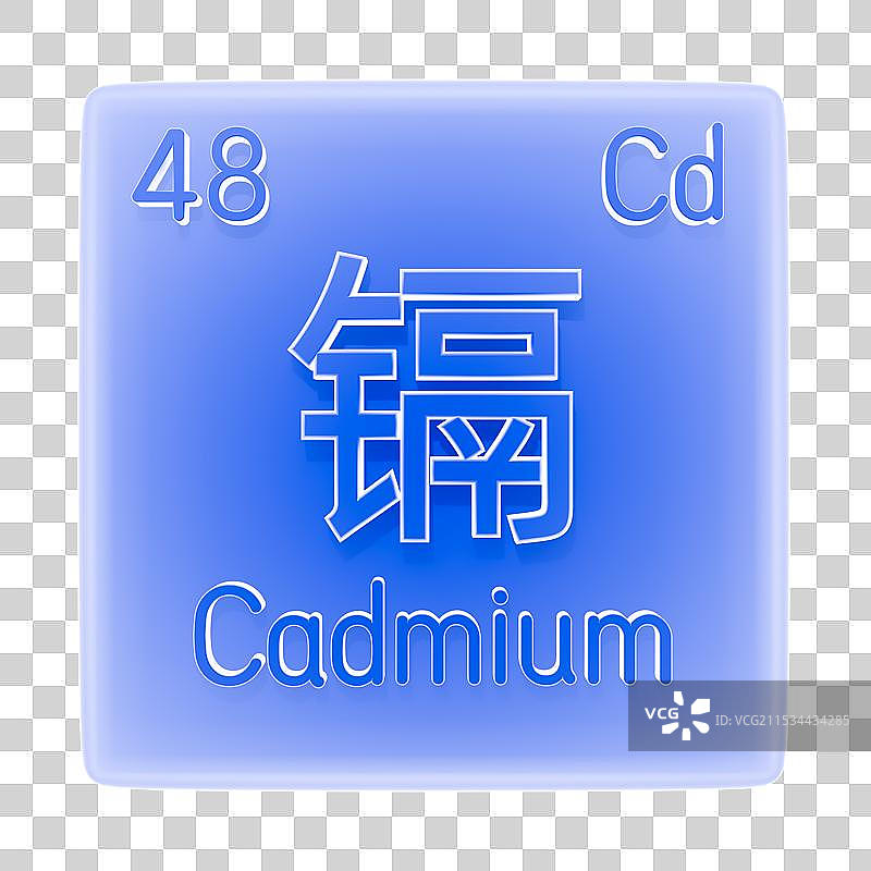 3d蓝色渐变元素周期表元素图片素材