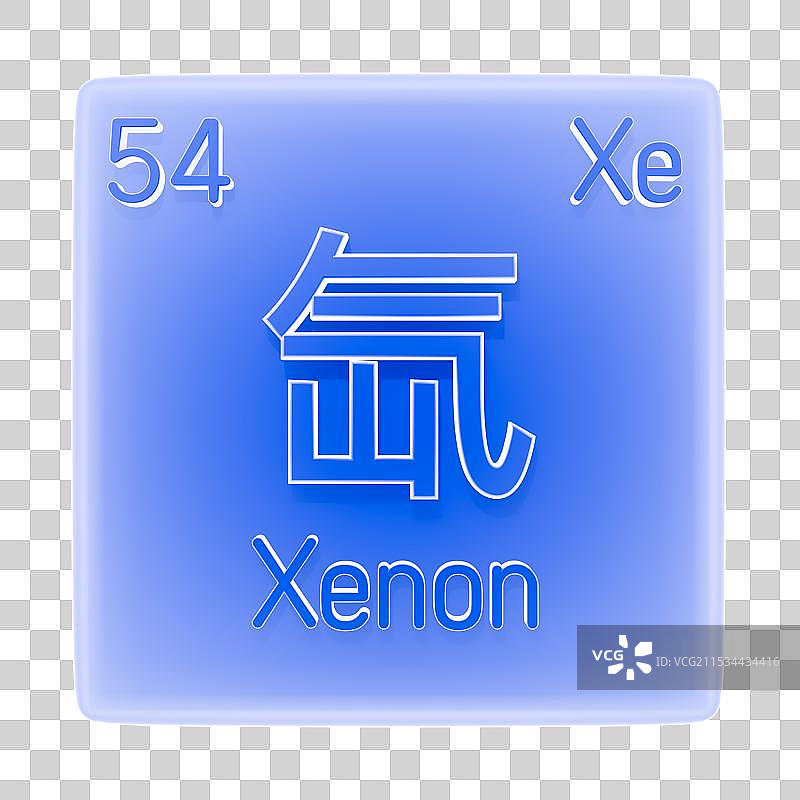 3d蓝色渐变元素周期表元素图片素材