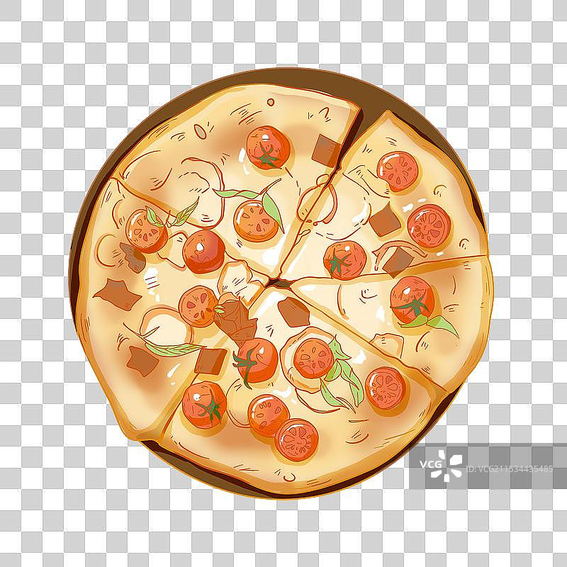 披萨插画图片素材