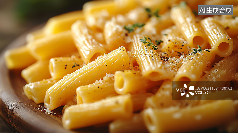 【AI数字艺术】通心粉特写图片素材