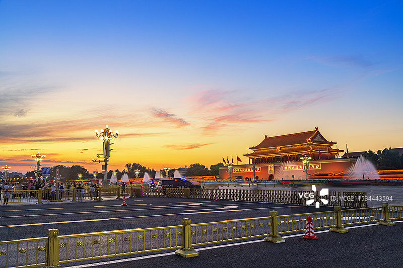 金色天安门图片素材