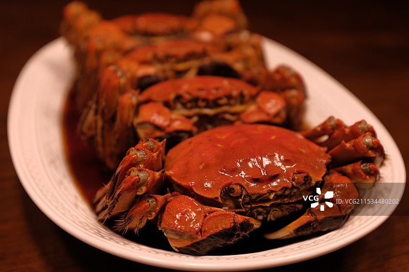 花雕醉蟹图片素材