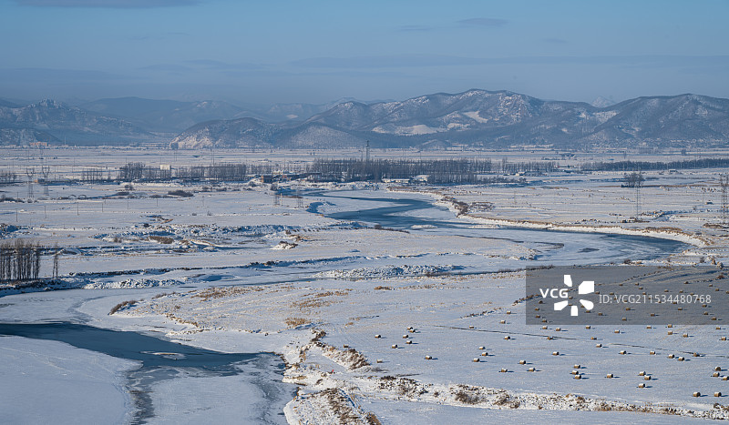冰封的河流图片素材