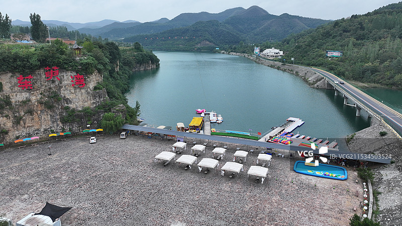 太行旅游一号公路蟒河驿站图片素材