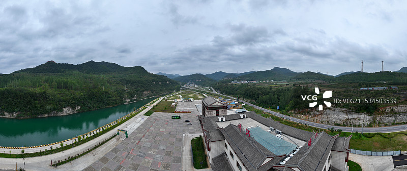 太行旅游一号公路蟒河驿站图片素材