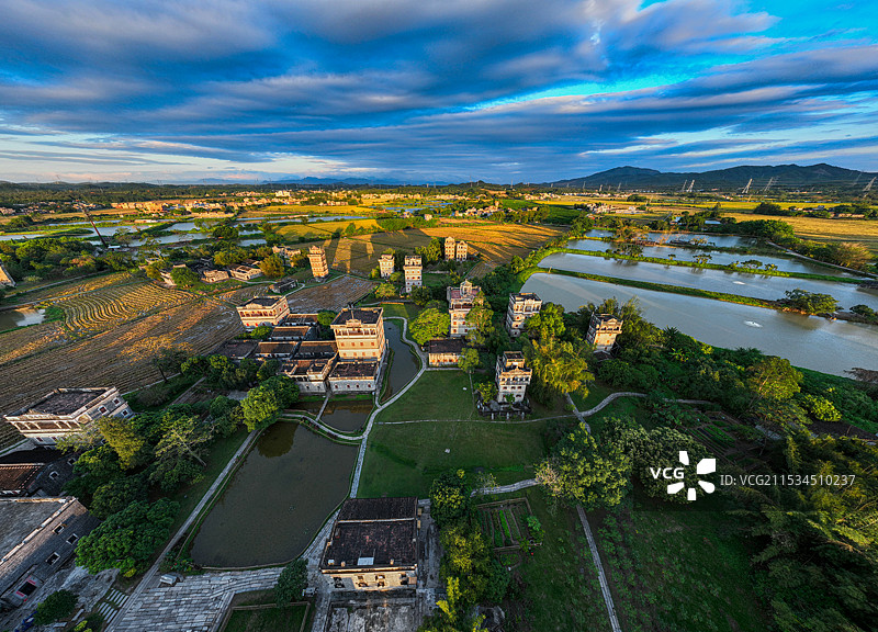 自力村碉楼群图片素材