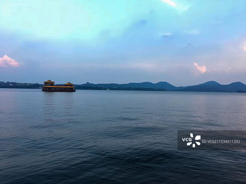 九江庐山西海图片素材