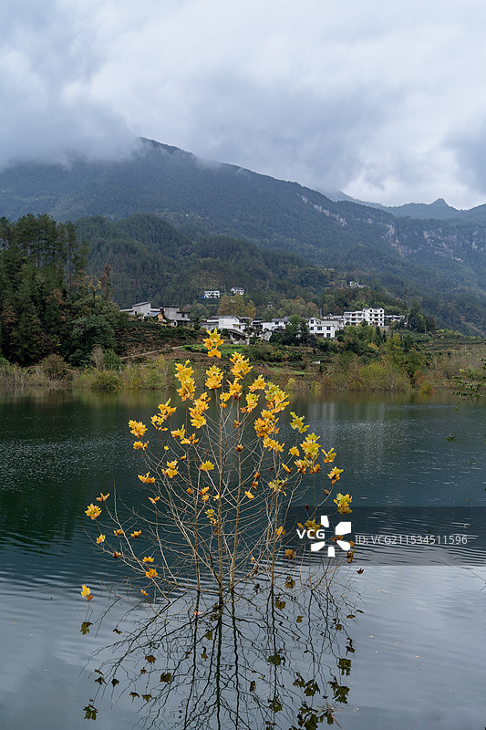 初冬时节的湖北恩施花园屯堡图片素材
