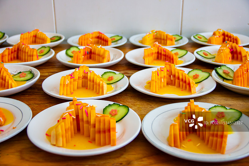 精致芒果切片图片素材