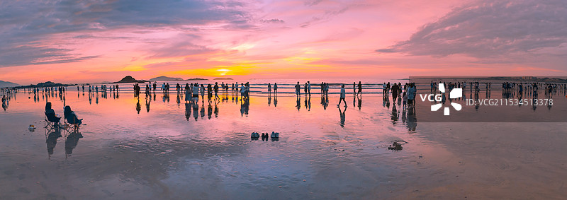 福建省福建市平潭岛海边日出图片素材