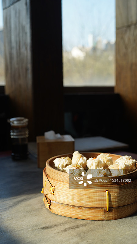 烧卖特写镜头图片素材