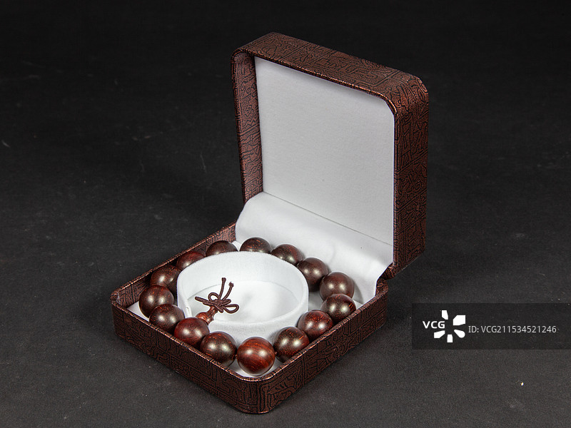 小叶紫檀手串佛珠图片素材