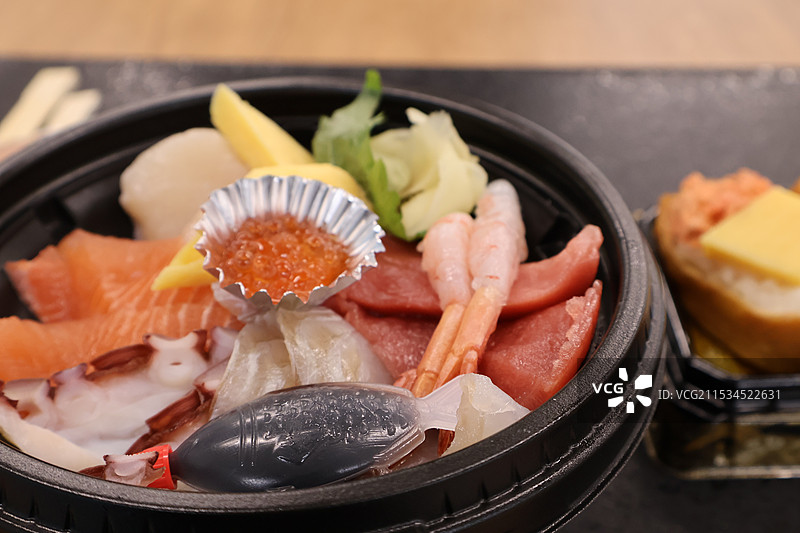 日式海鲜拼盘图片素材