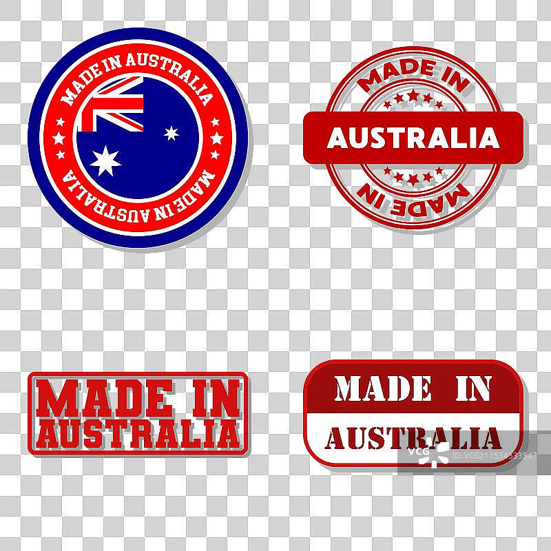 一套在澳大利亚制作的邮票图片素材