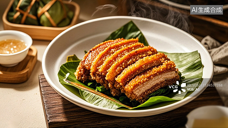 【AI数字艺术】中国美食川菜粉蒸肉图片素材