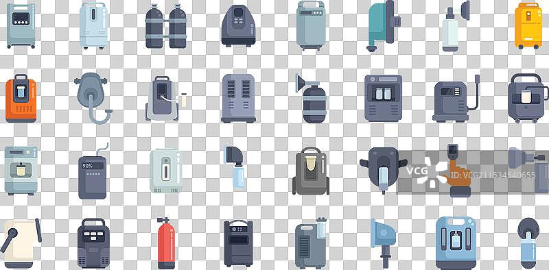 氧气浓缩器和氧气设备图片素材