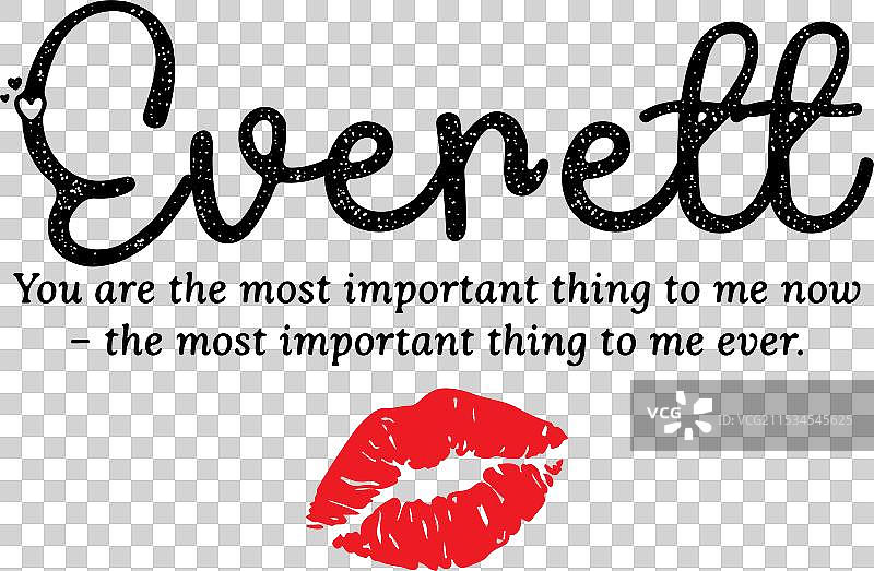 埃弗雷特的嘴唇图片素材