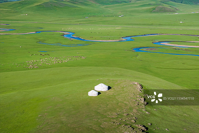 内蒙古呼伦贝尔大草原图片素材