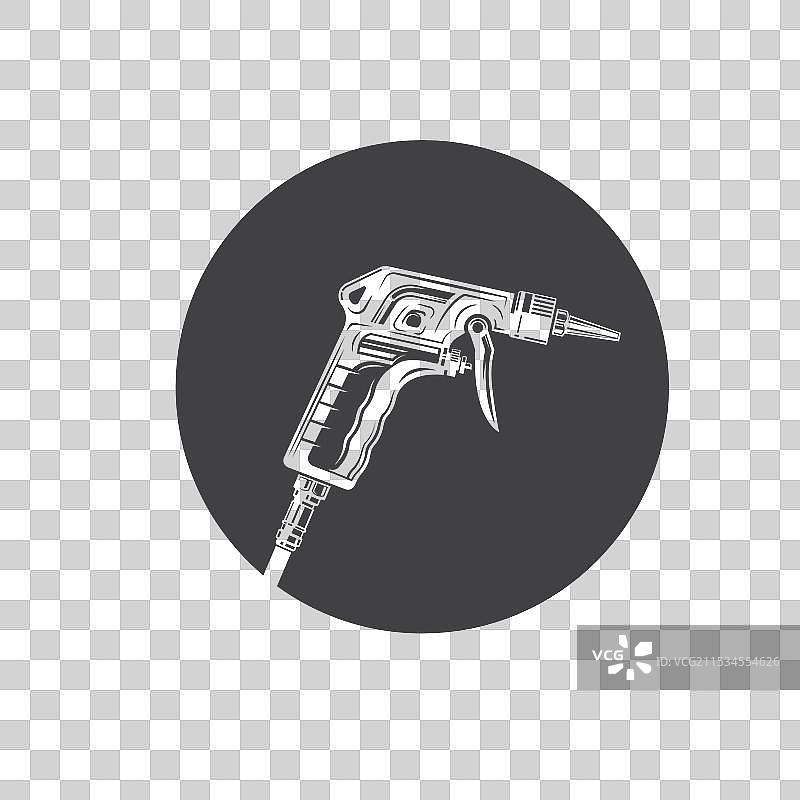 空气压缩机喷嘴枪图标元素设计图片素材