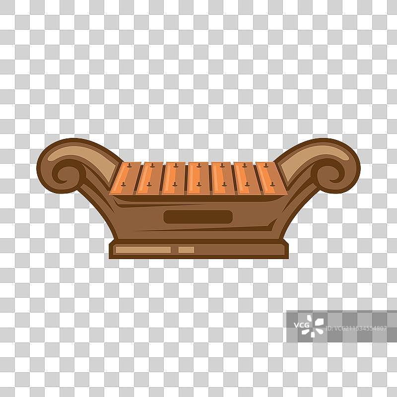 爪哇甘美兰乐器图标元素图片素材