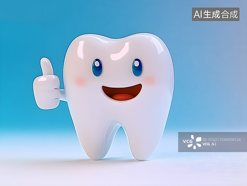 【AI数字艺术】用于口腔医学和牙科的 3D 牙齿插图图片素材