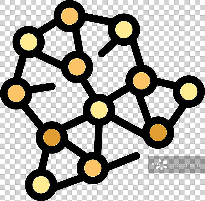 连接全球的网络多边形与点的展示图片素材