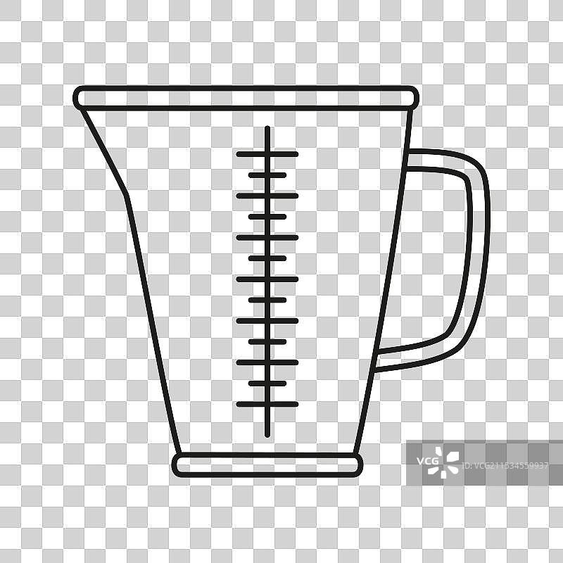 量杯轮廓图片素材