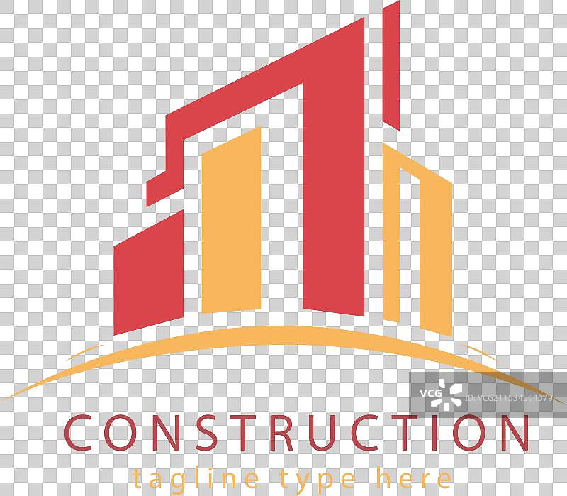 建筑和房地产公司标志设计图片素材