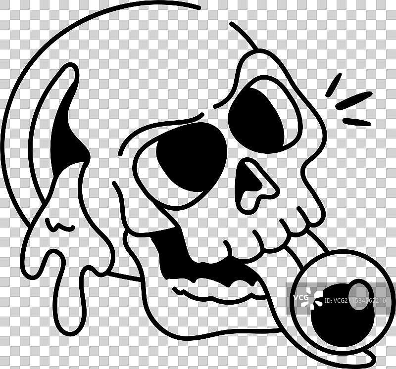 万圣节骷髅图片素材