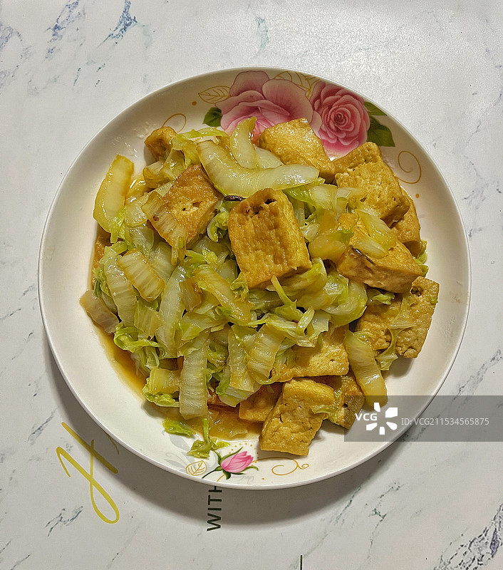 白菜炖豆腐图片素材