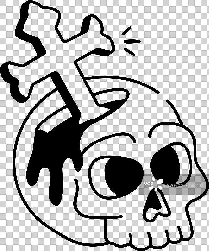 基督教骷髅图片素材