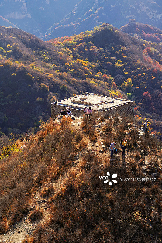 北京密云山中秋景图片素材